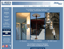 Tablet Screenshot of bordenlighting.com